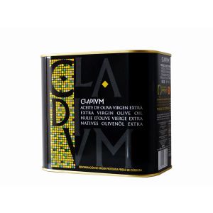 Cladivm. Aceite de oliva hojiblanca, Caja de 4 latas de 2 L