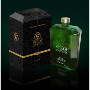 Verde Esmeralda Edición Luxury. Aceite de oliva picual, 500 ml.