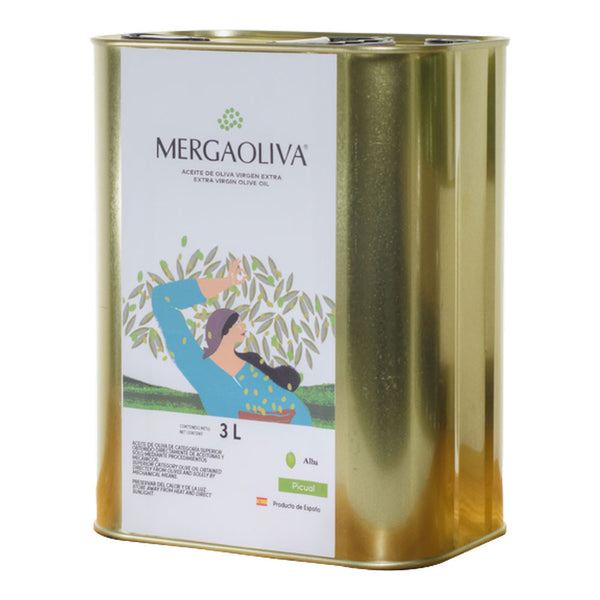 Mergaoliva Alba Ecológico Picual  Lata 3 L