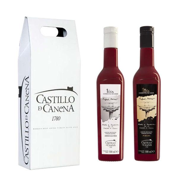 Castillo de Canena Erster Erntetag Geschenkbox Doppel