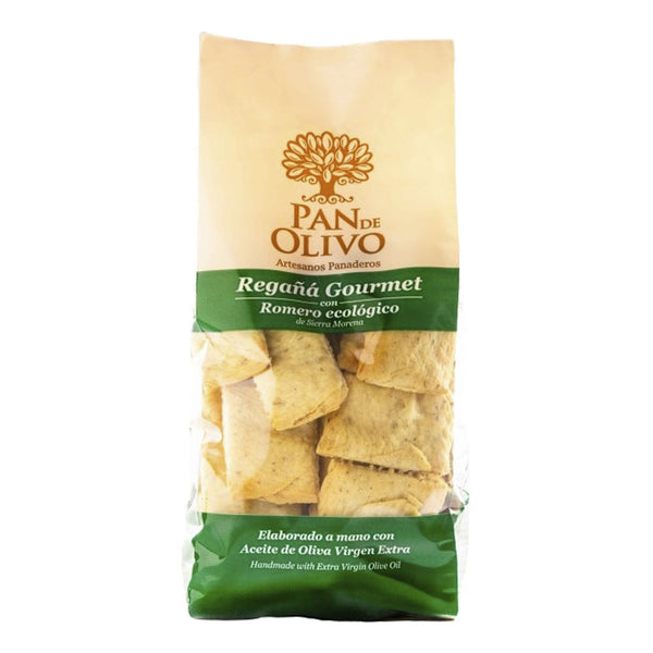 Pan de Olivo Regañá Aove y Romero Ecológico 200g