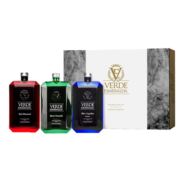 Verde Esmeralda Estuche Regalo Gama Gemas 3 Botellas 500 ml
