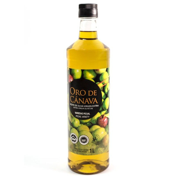 Or canava. Huile d'olive Picual, Carton de 15 bouteilles pet de 1 L.