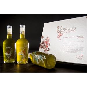 Castillo de Canena Segundo, Aceite de oliva - La Cata Horizontal, Pack de 3 botellas de 375 ml